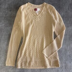 Vintage JM Collection Glimmering Textured Top